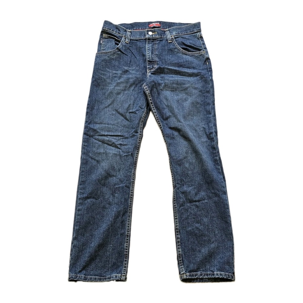 Bulwark FR Flame Resistant Jeans Mens 34x32 Dark Wash Denim NFPA 2112